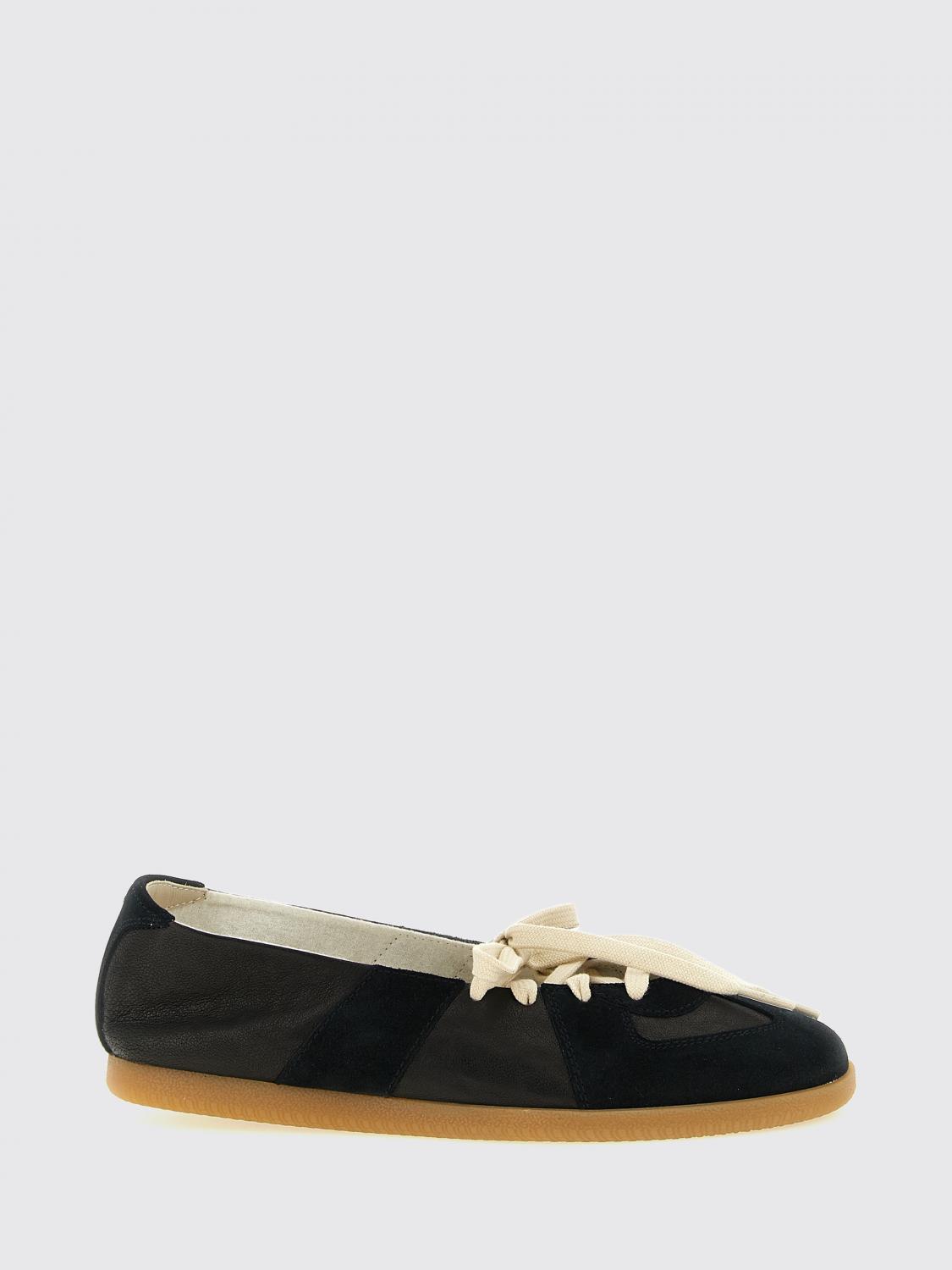 MAISON MARGIELA Replica Lambskin and Suede Ballet Flats