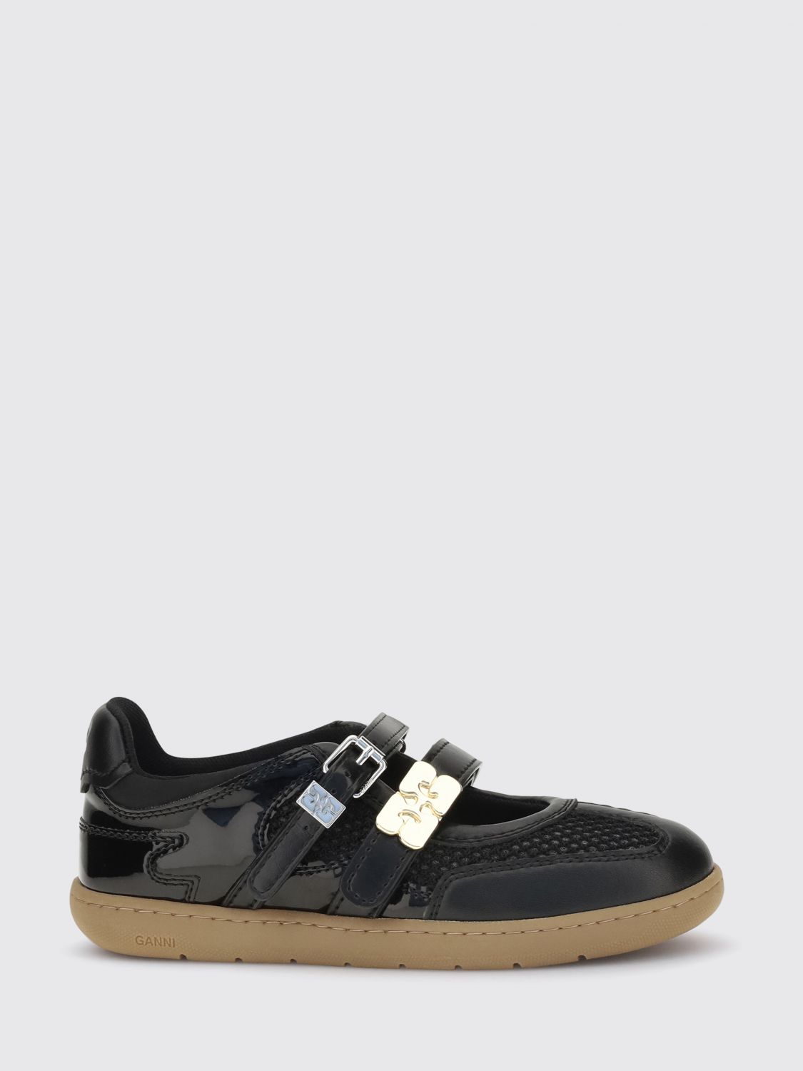 GANNI Ballet Flat Woman color Black