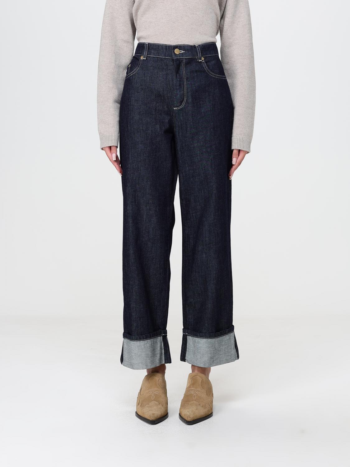 'S MAX MARA Pants Woman color Denim