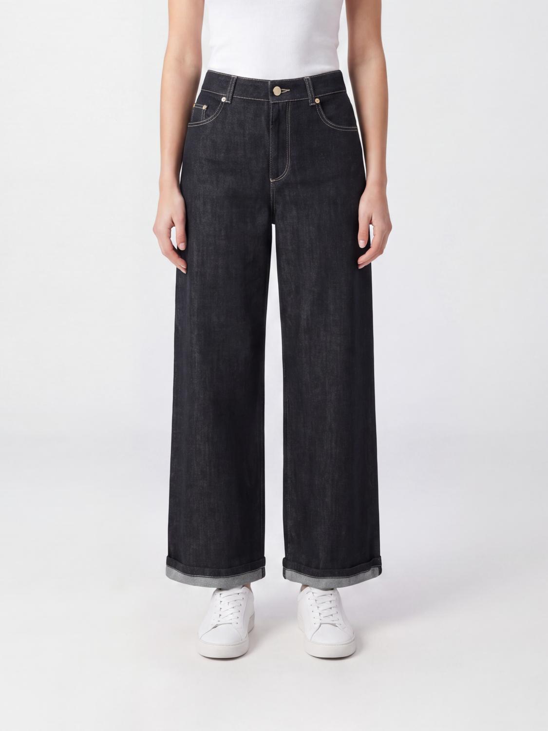 'S MAX MARA Pants Woman color Denim