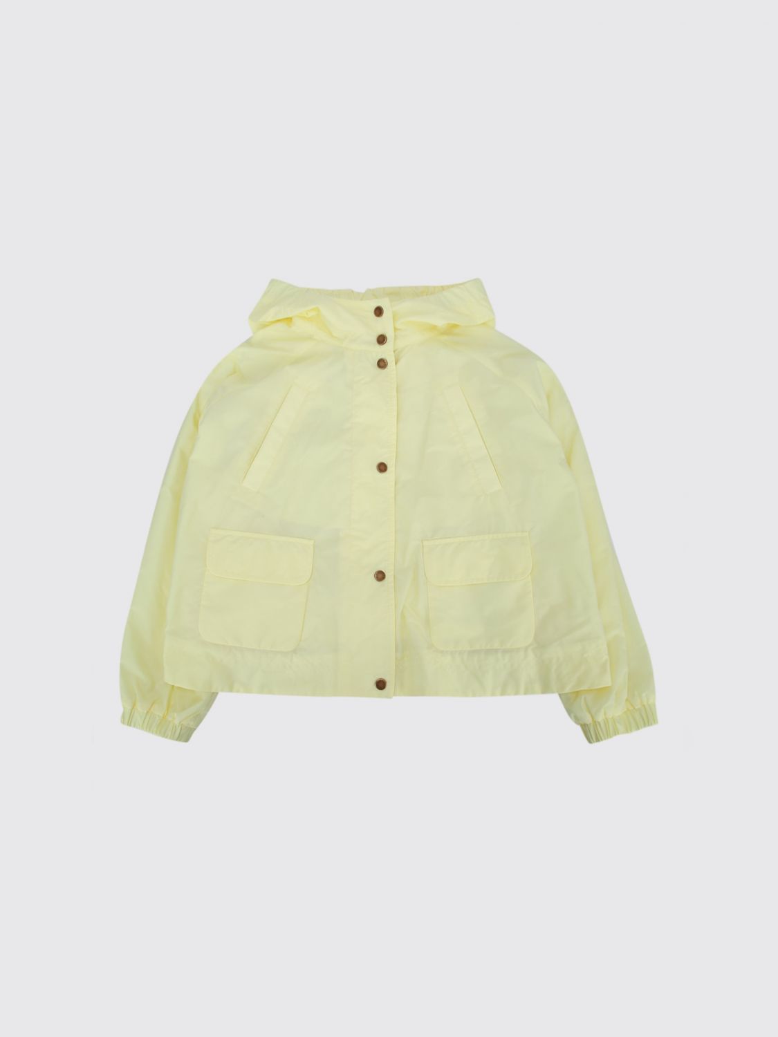 MONCLER Suher Jacke für Jungen aus technischem Nylon mit Kapuze und elastischen Bündchen