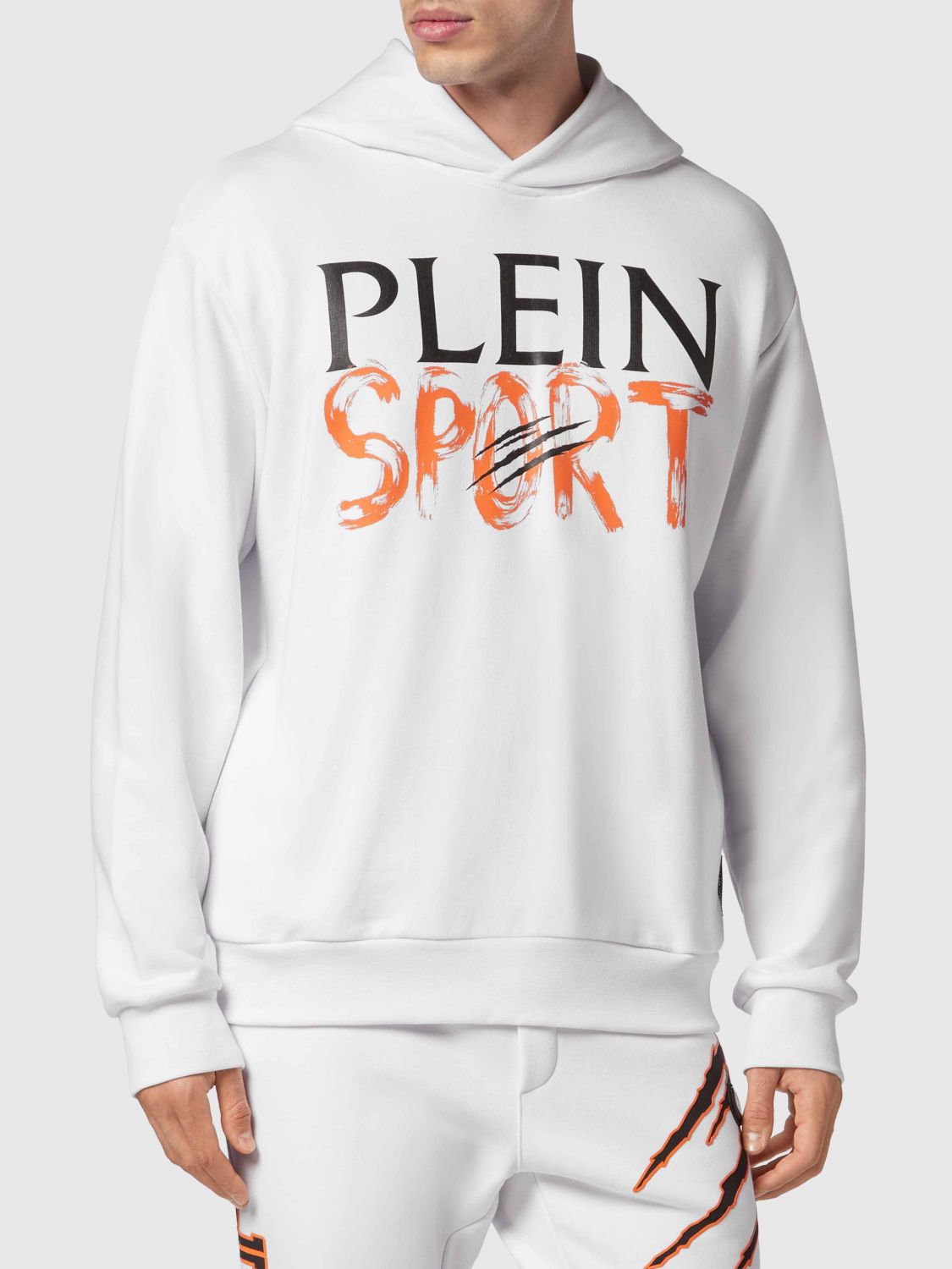 PLEIN SPORT Felpa Uomo colore Bianco