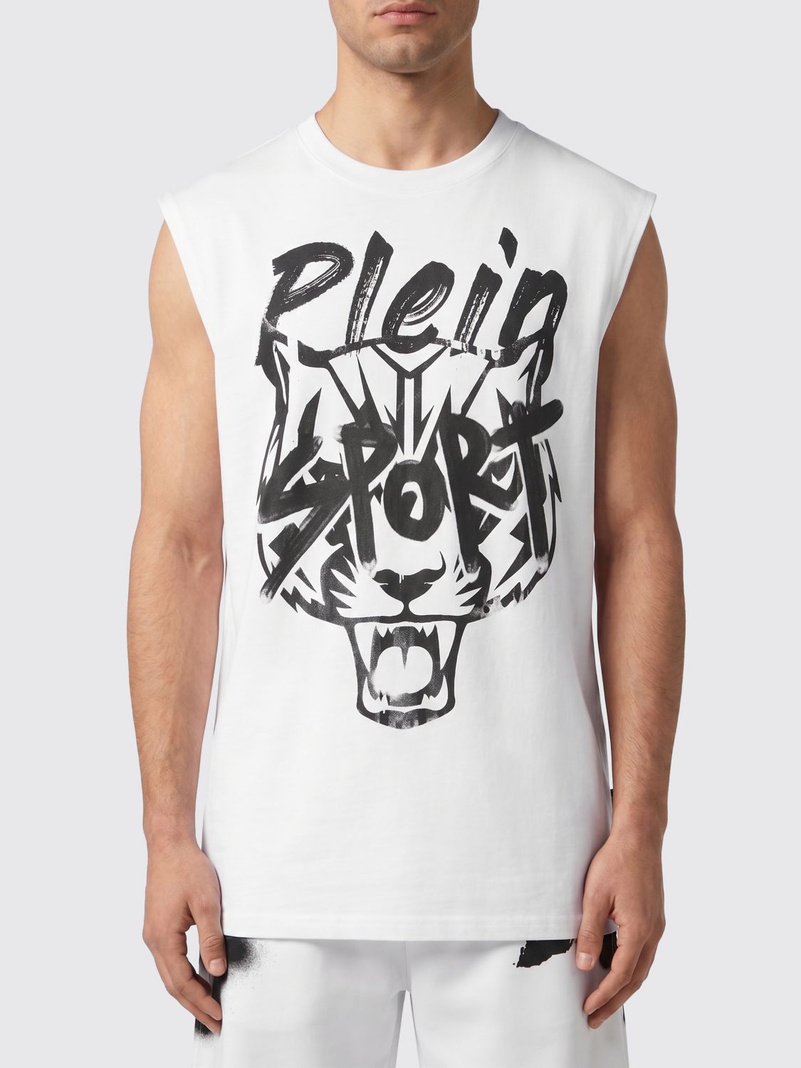 PLEIN SPORT Canotta Uomo colore Bianco