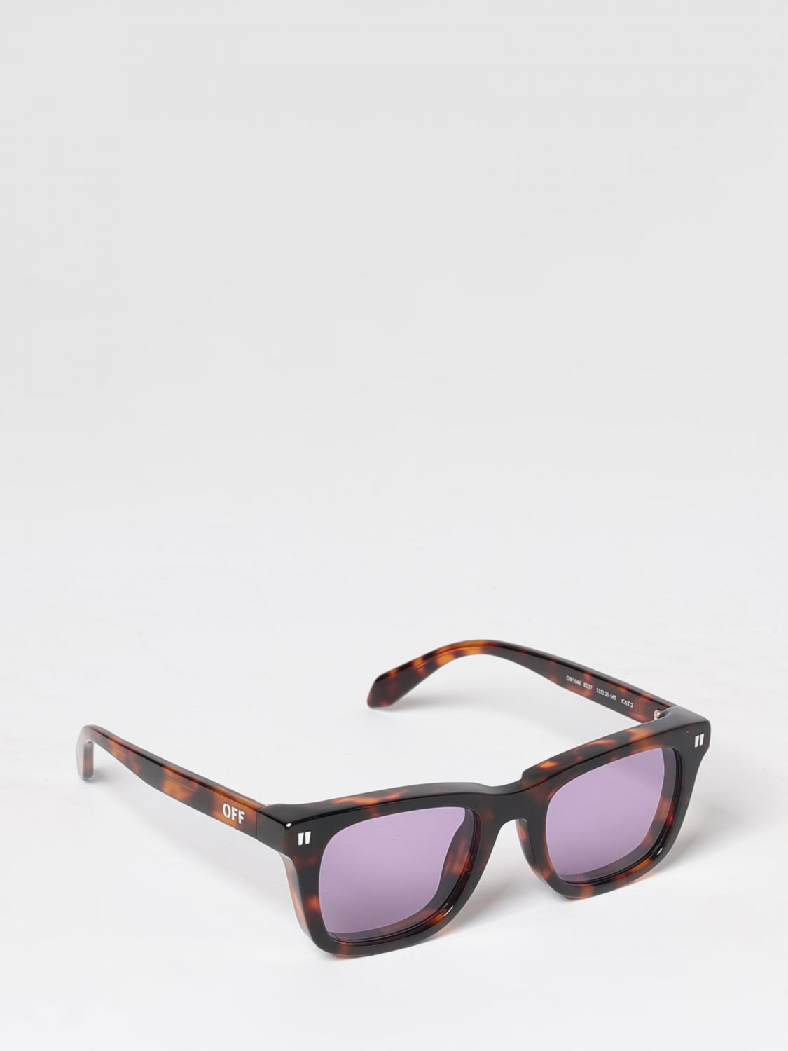Off-White Occhiali da sole Katy rettangolari in acetato tartarugato