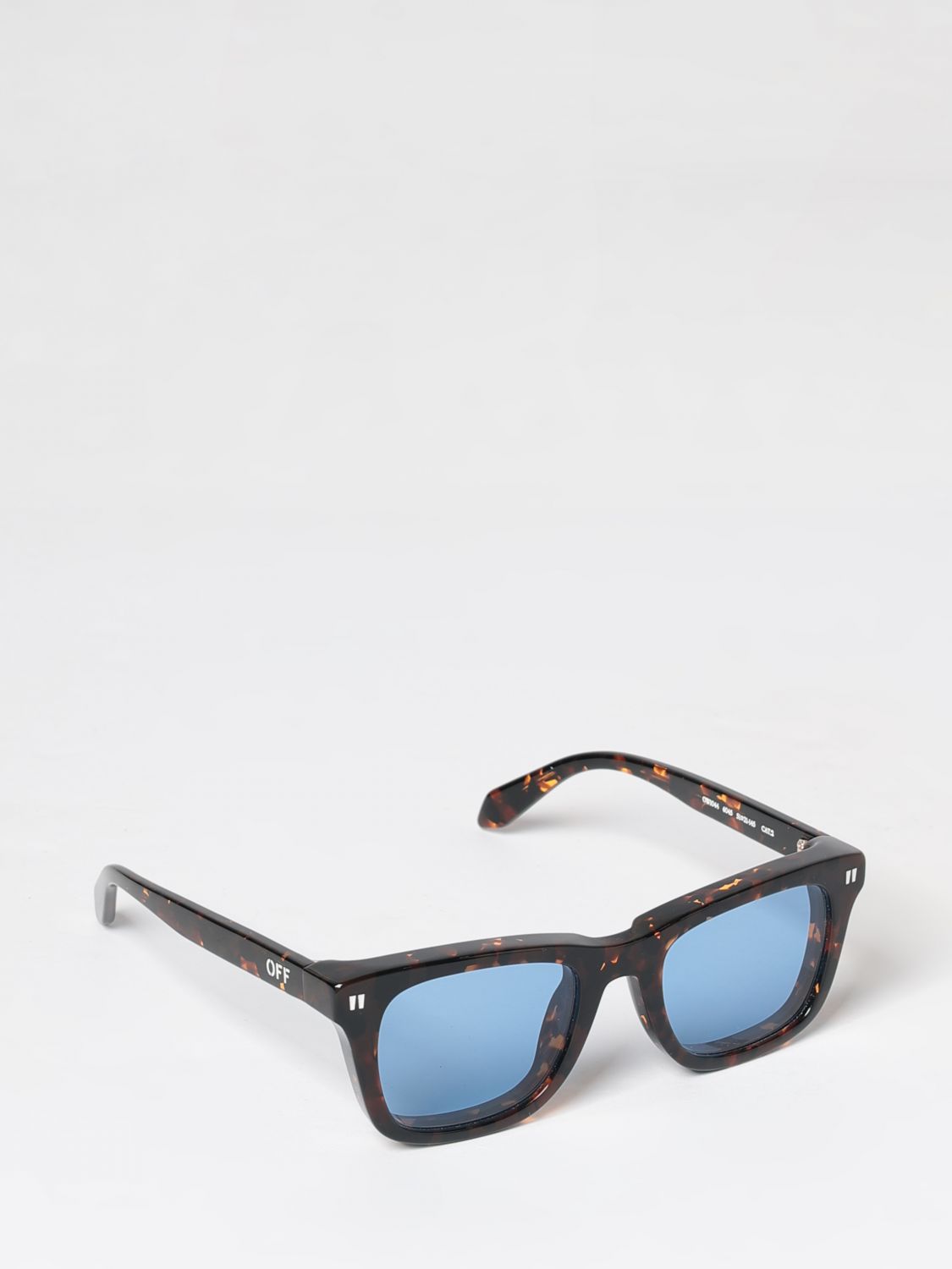 Off-White Occhiali da sole Katy rettangolari in acetato tartarugato
