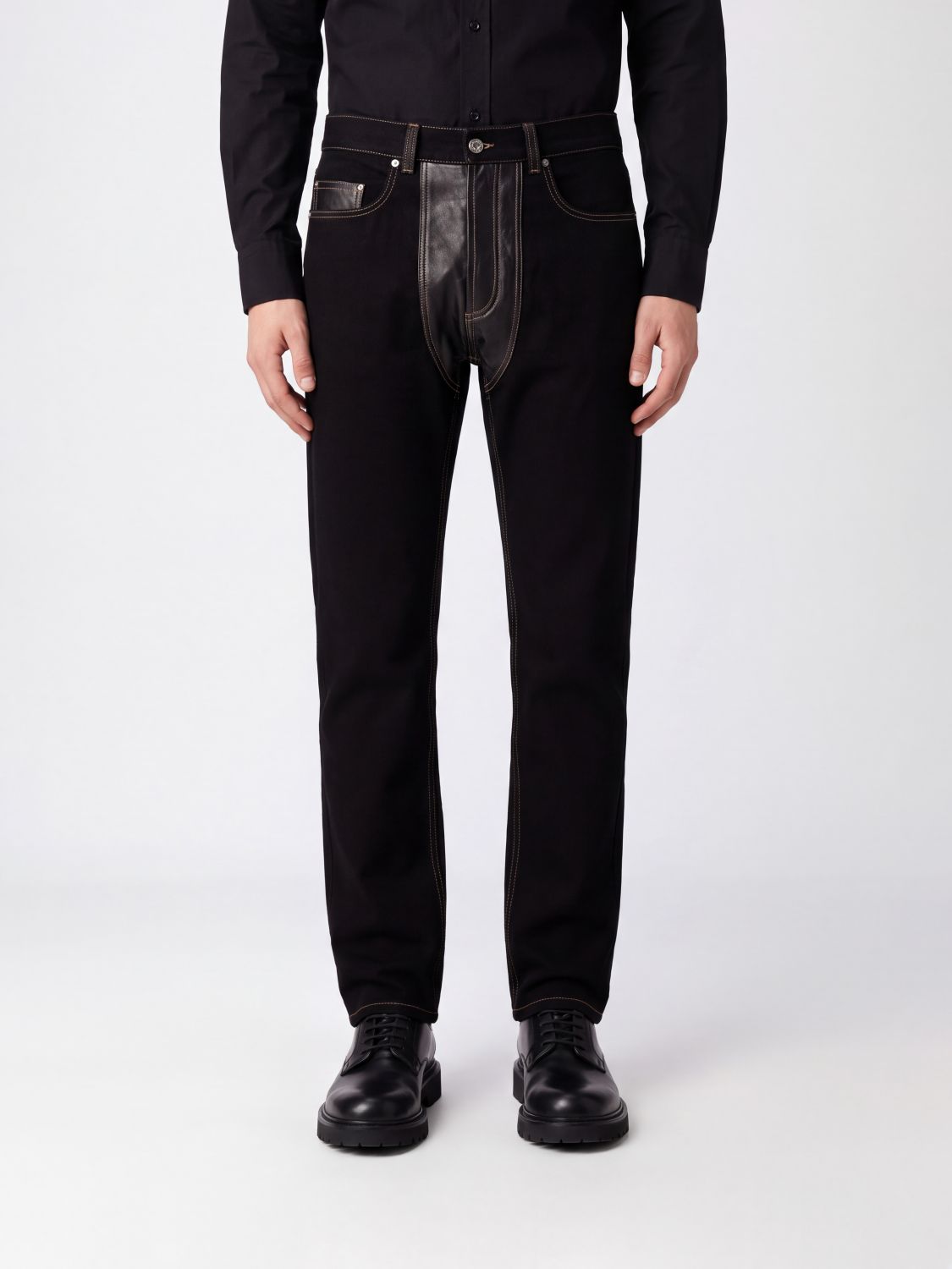 VERSACE Jeans Men color Black
