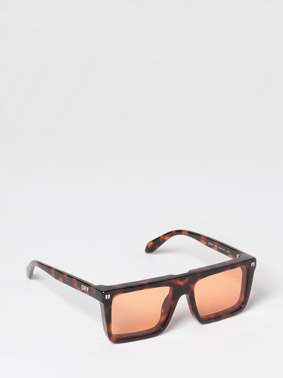 Off-White Occhiali da sole Bridgeport aviatore in acetato con fantasia tartarugata