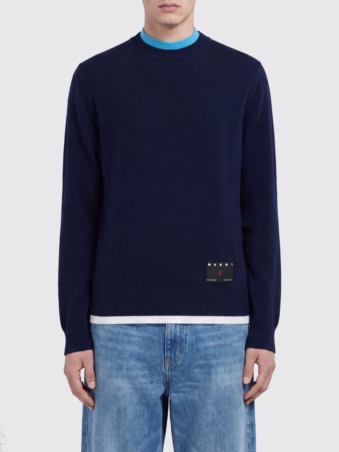 MARNI Sweater Men color Blue