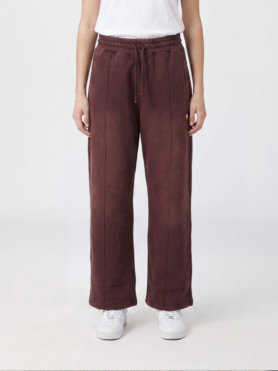 GOLDEN GOOSE Pants Woman color Wine