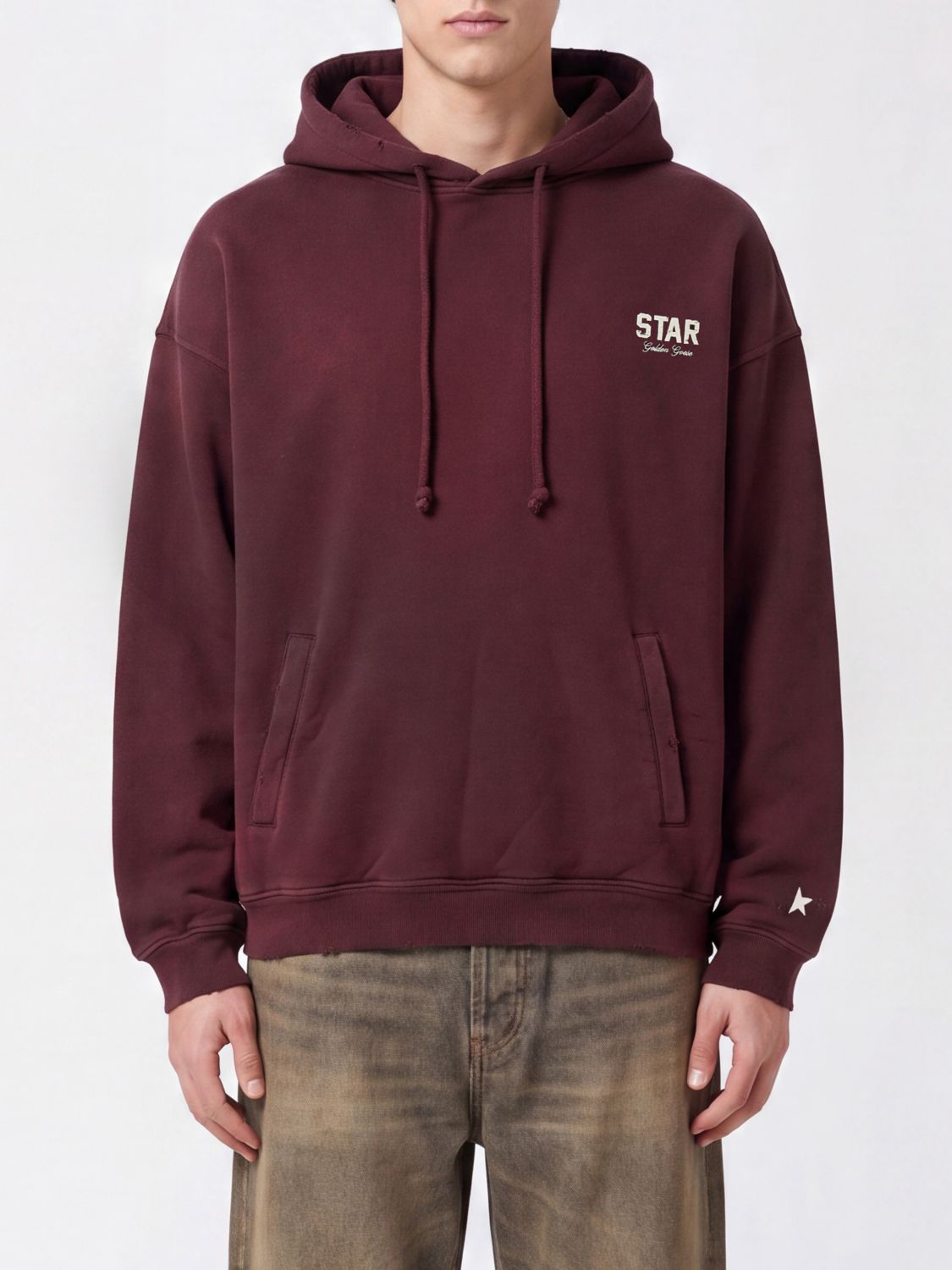 GOLDEN GOOSE Sweatshirt Men color Wine