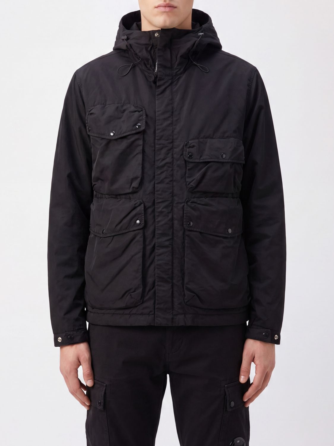 C. P. COMPANY T-Flatt Padded Goggle Recycled Nylon Windbreaker