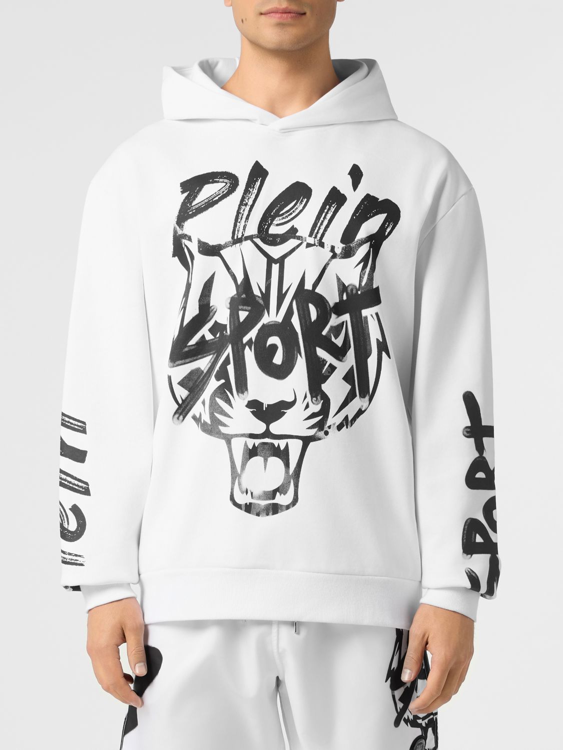 PLEIN SPORT Felpa Uomo colore Bianco
