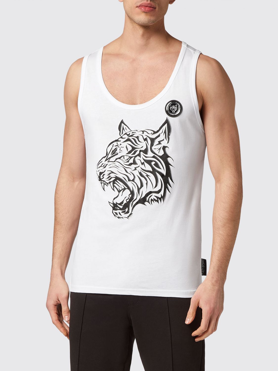 PLEIN SPORT Canotta Uomo colore Bianco