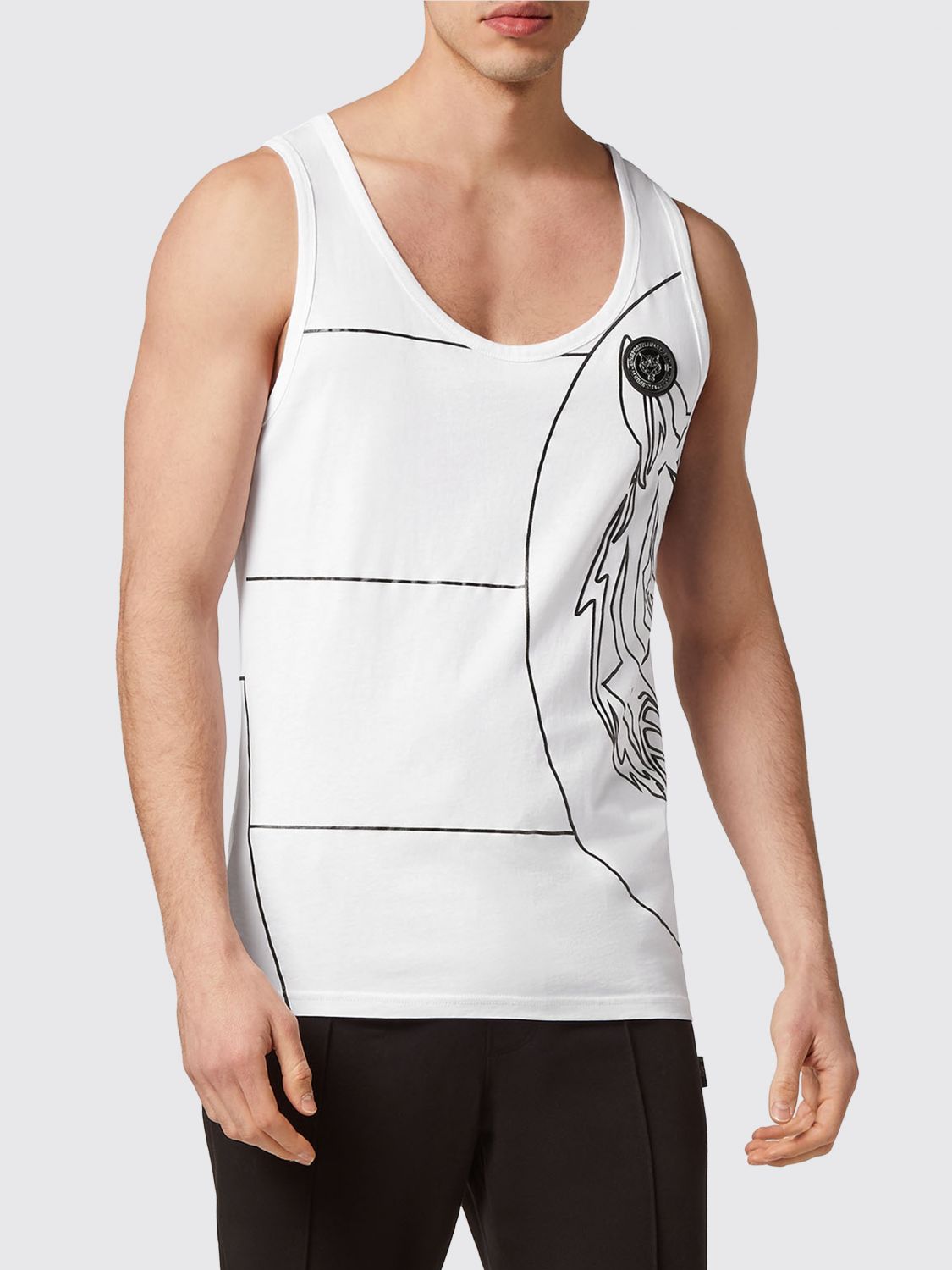PLEIN SPORT Canotta Uomo colore Bianco