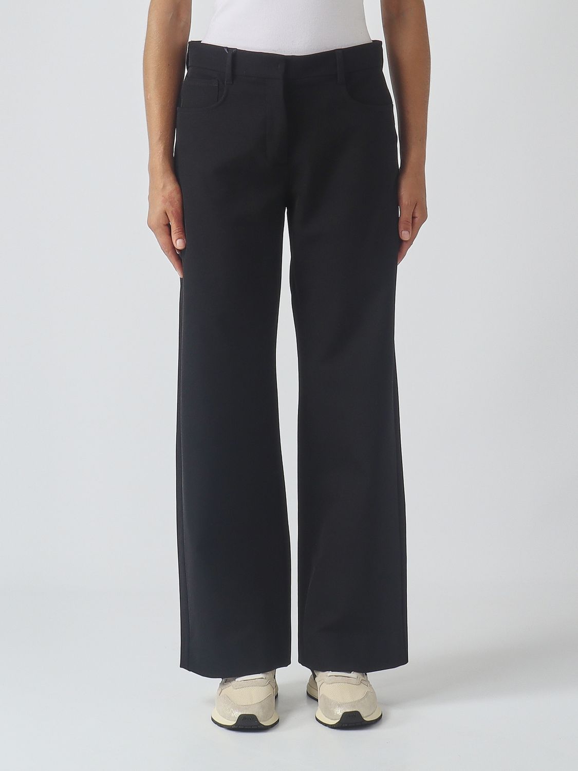 'S Max Mara Gela Wide-Leg Cotton-Blend Trousers