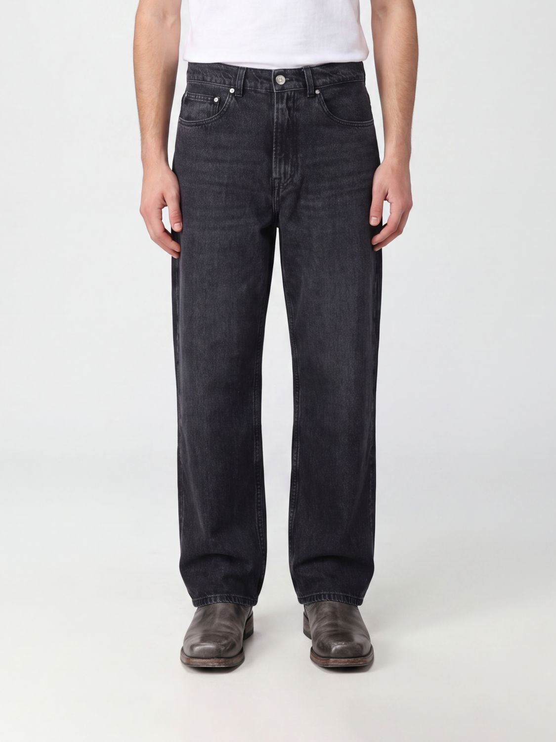 OUR LEGACY Wide-Leg Cotton Denim Jeans with Mid-Rise Waist