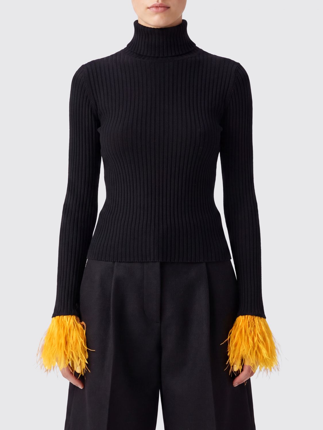 LA DOUBLEJ Top Woman color Black
