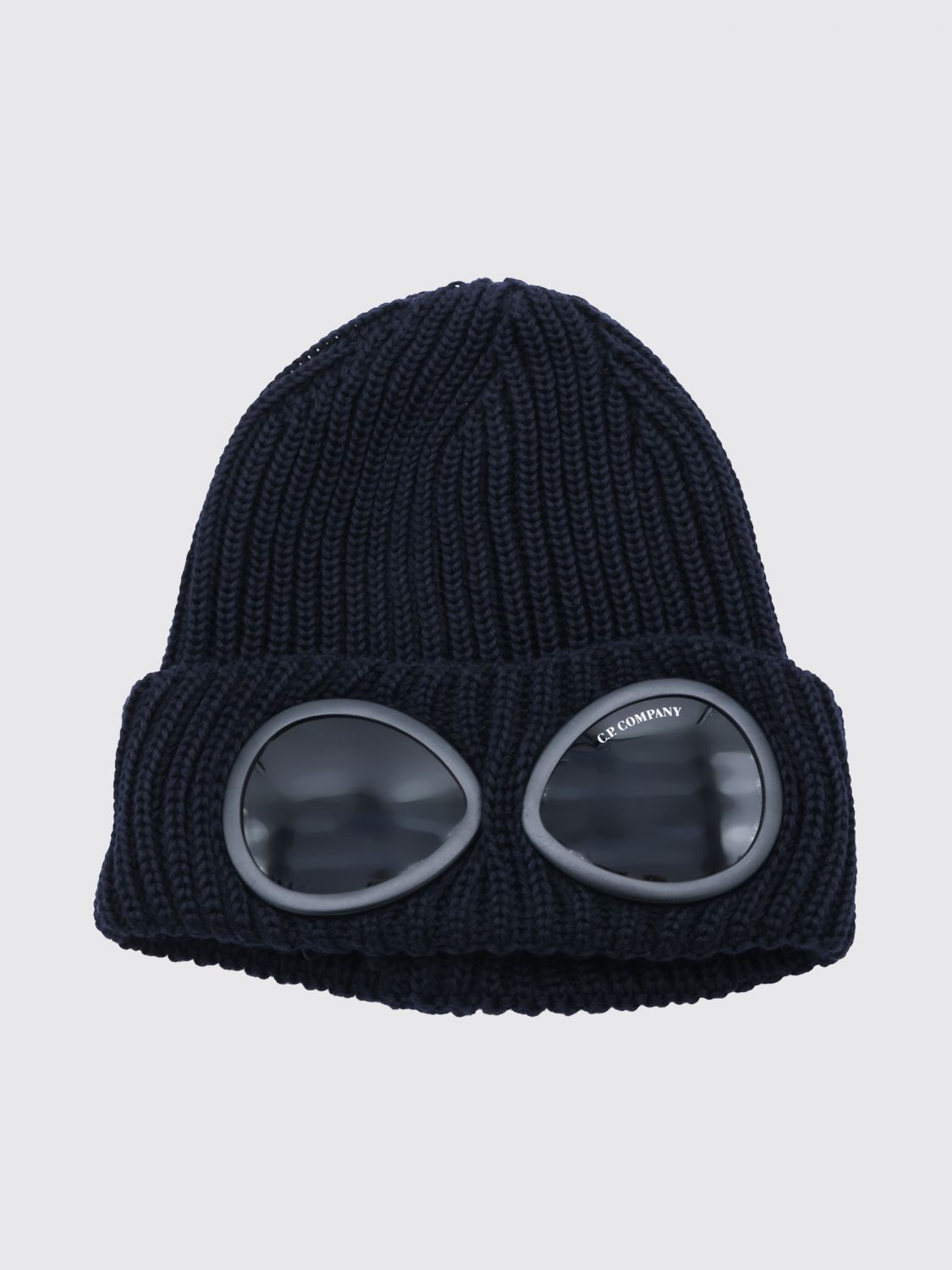C.p. Company C. P. COMPANY Ribbed Wool Beanie with Iconic Goggles on the Cuff · OS