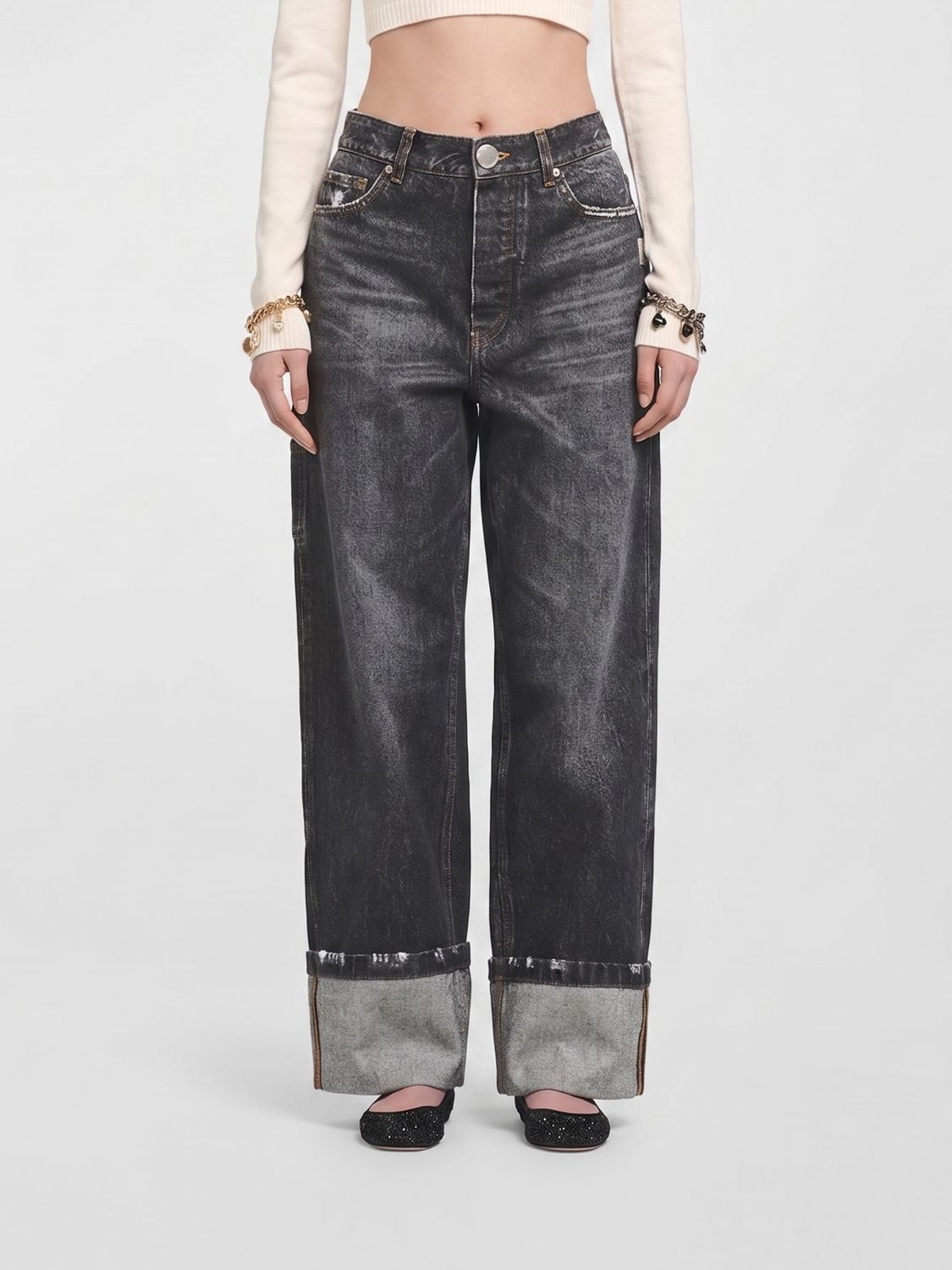 MARC JACOBS Jeans Woman color Grey