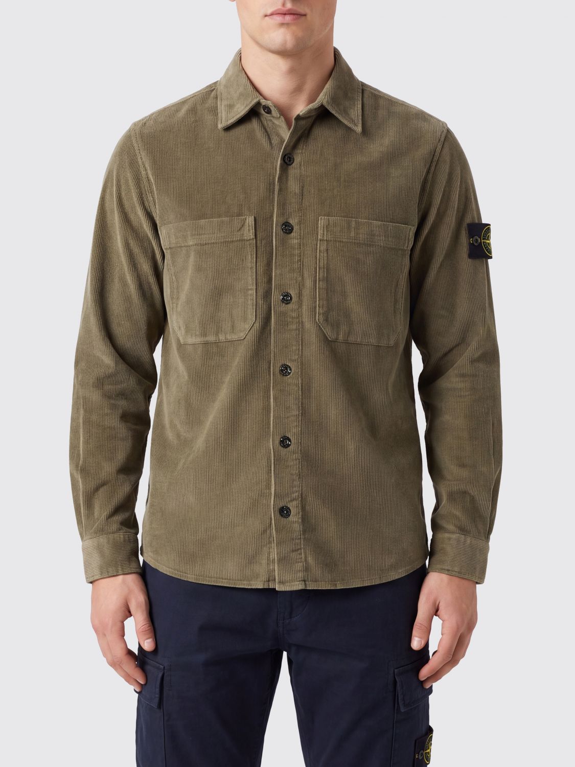 STONE ISLAND Camicia Uomo colore Militare