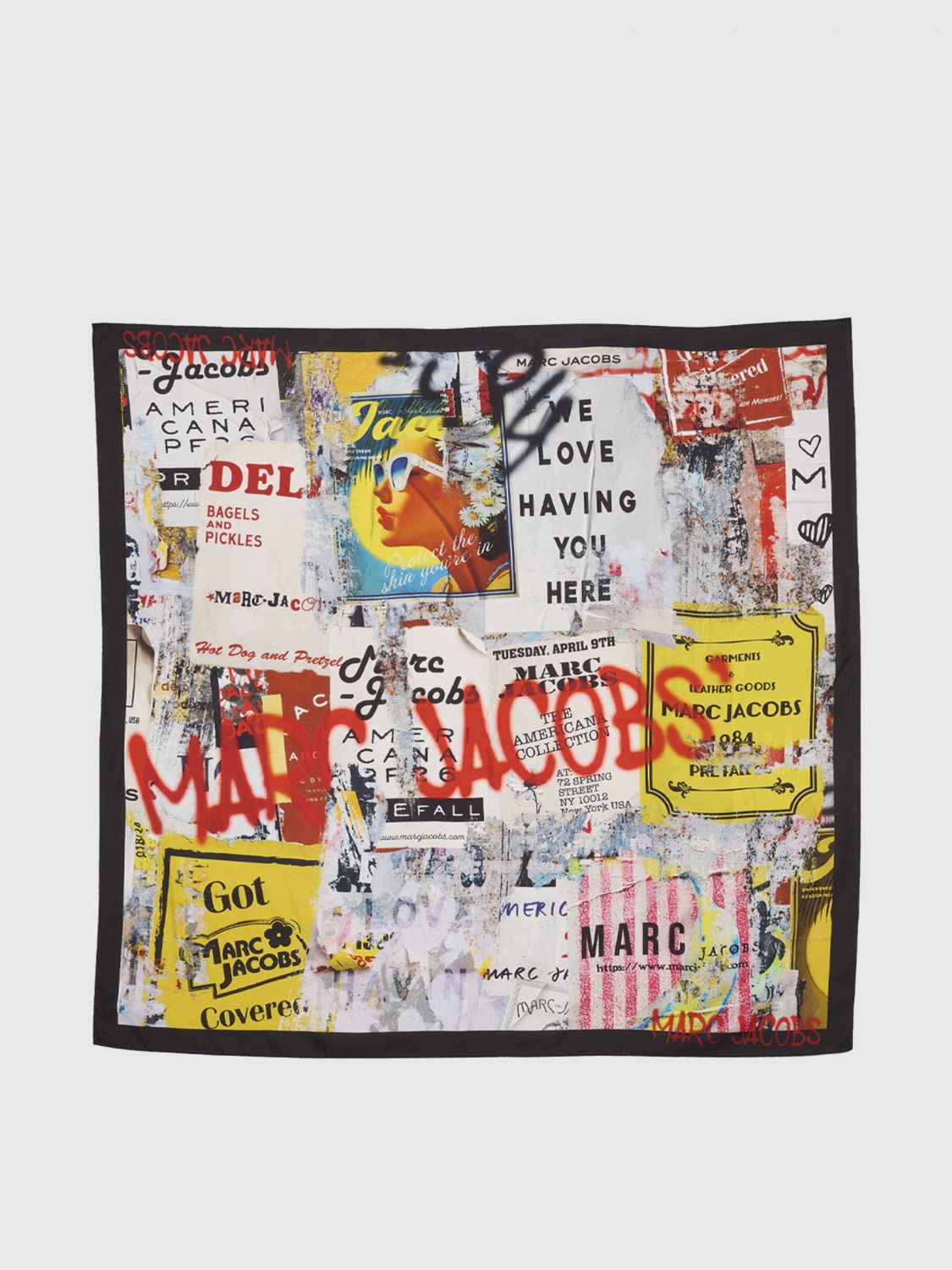 MARC JACOBS Neck Scarf Woman color Multicolor