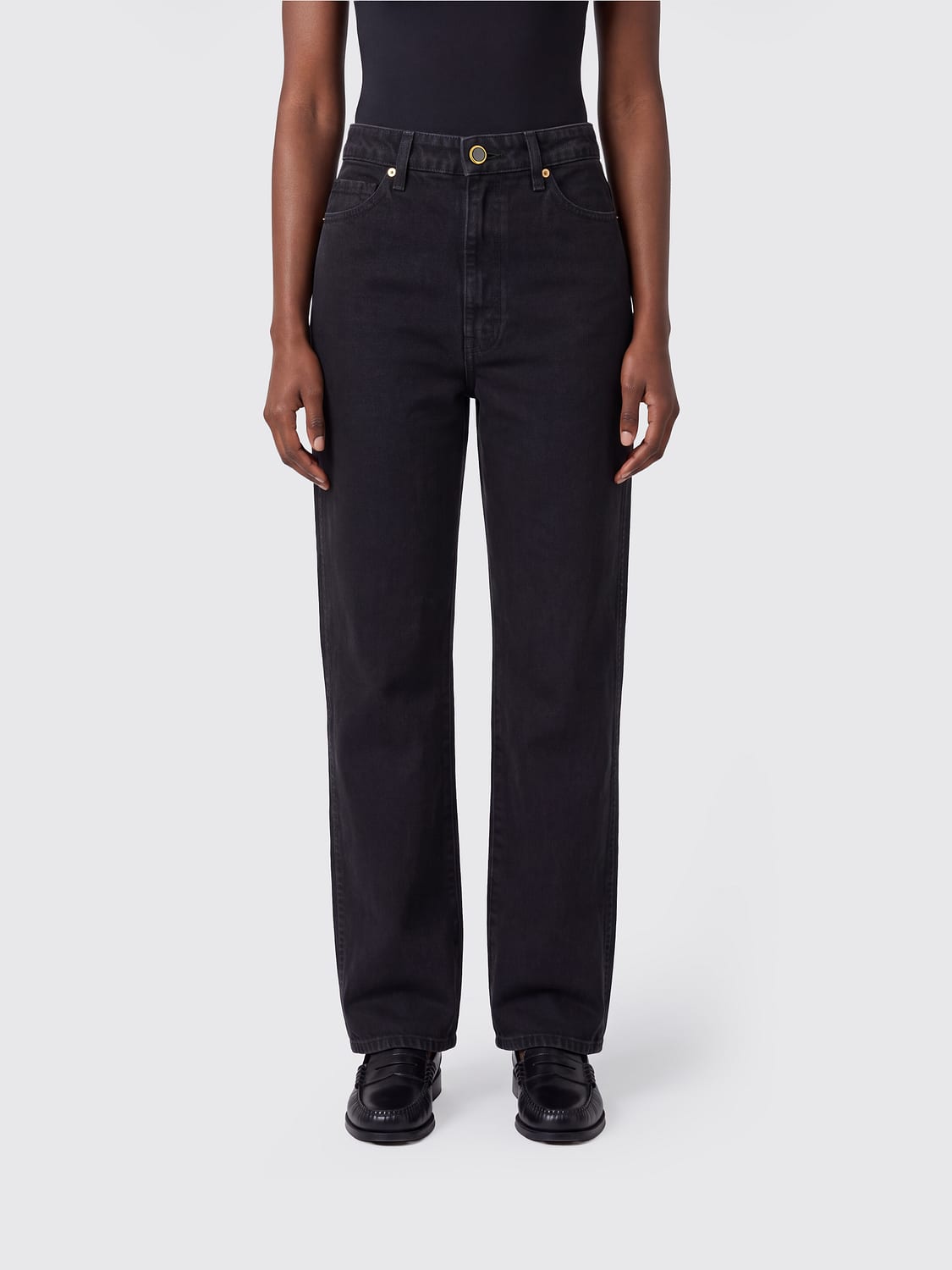 KHAITE Jeans Woman color Denim