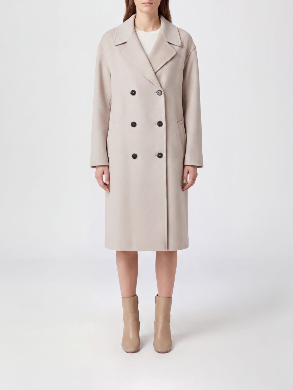 'S MAX MARA Coat Woman color Beige