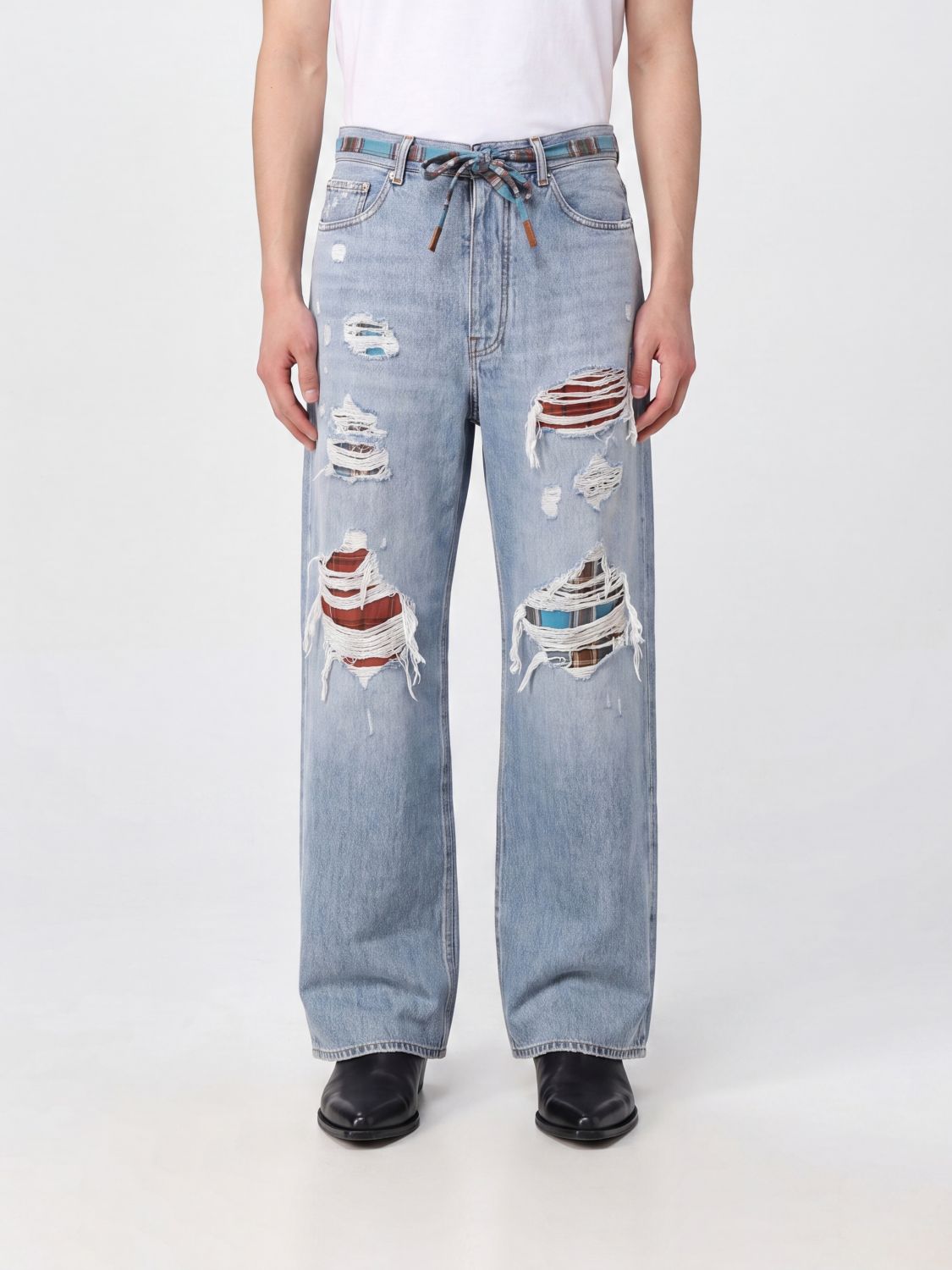 AMIRI Jeans Men color Indigo