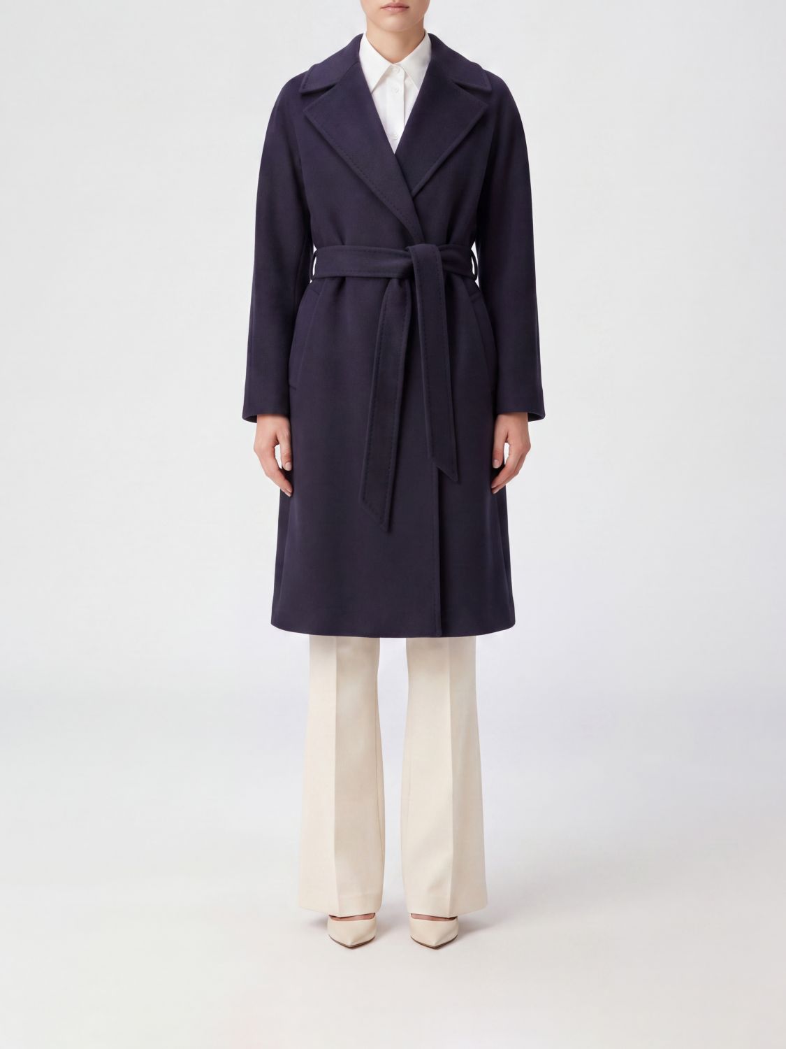 MAX MARA Coat Woman color Blue