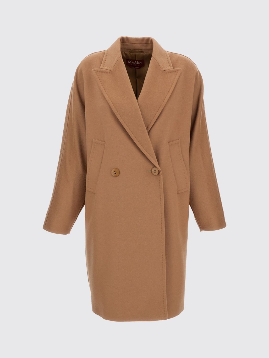MAX MARA Coat Woman color Camel