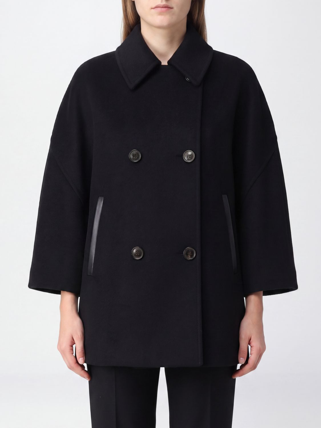 MAX MARA Jacket Woman color Black