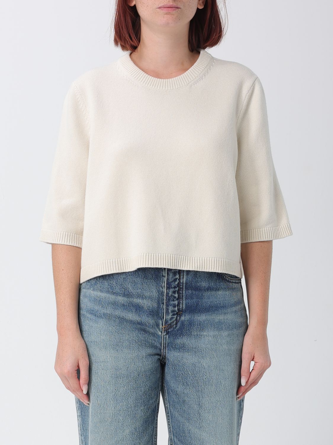 ALAÏA Sweater Woman color White 1