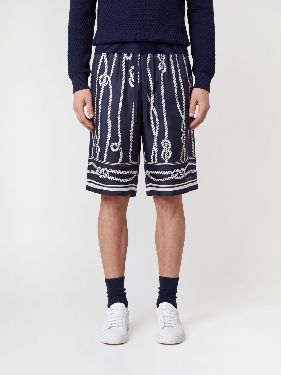 DOLCE & GABBANA Shorts Men color Navy