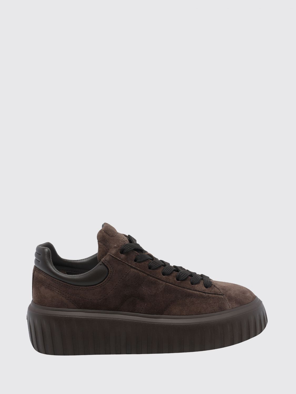 Hogan H-Stripes Suede Platform Sneakers