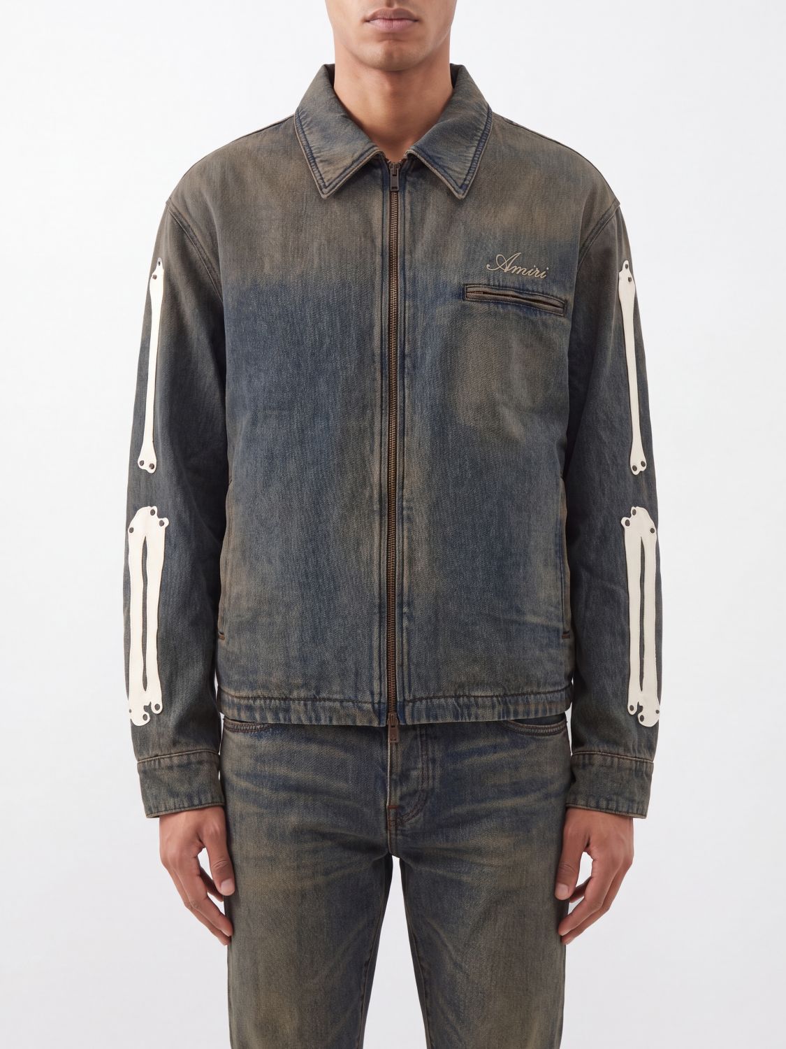 AMIRI Jacket Men color Blue