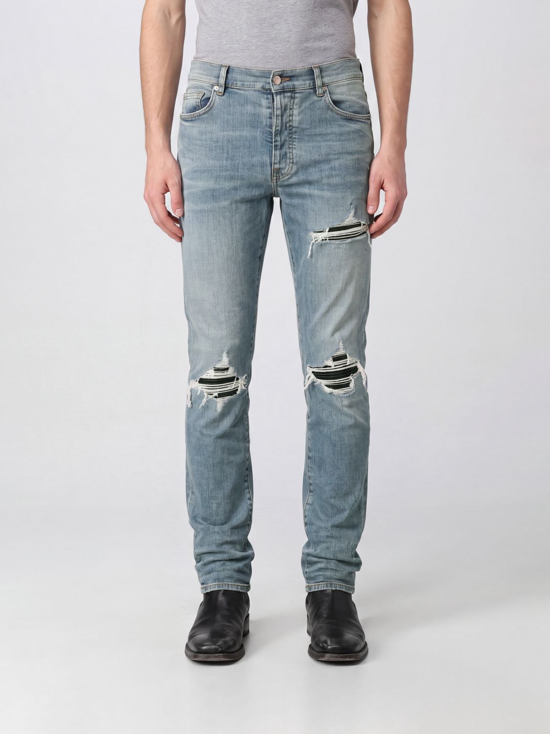 AMIRI Jeans Men color Blue