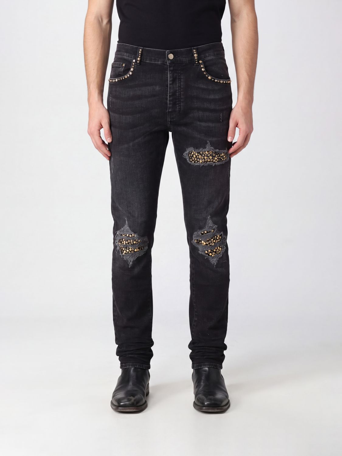AMIRI Jeans Men color Black