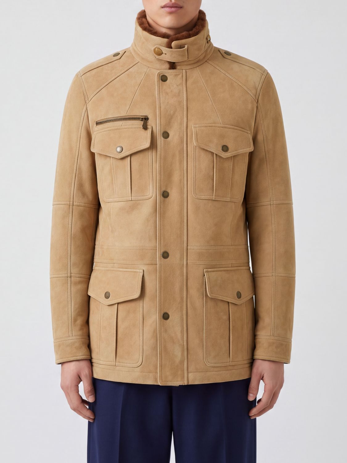 BRUNELLO CUCINELLI Jacket Men color Beige