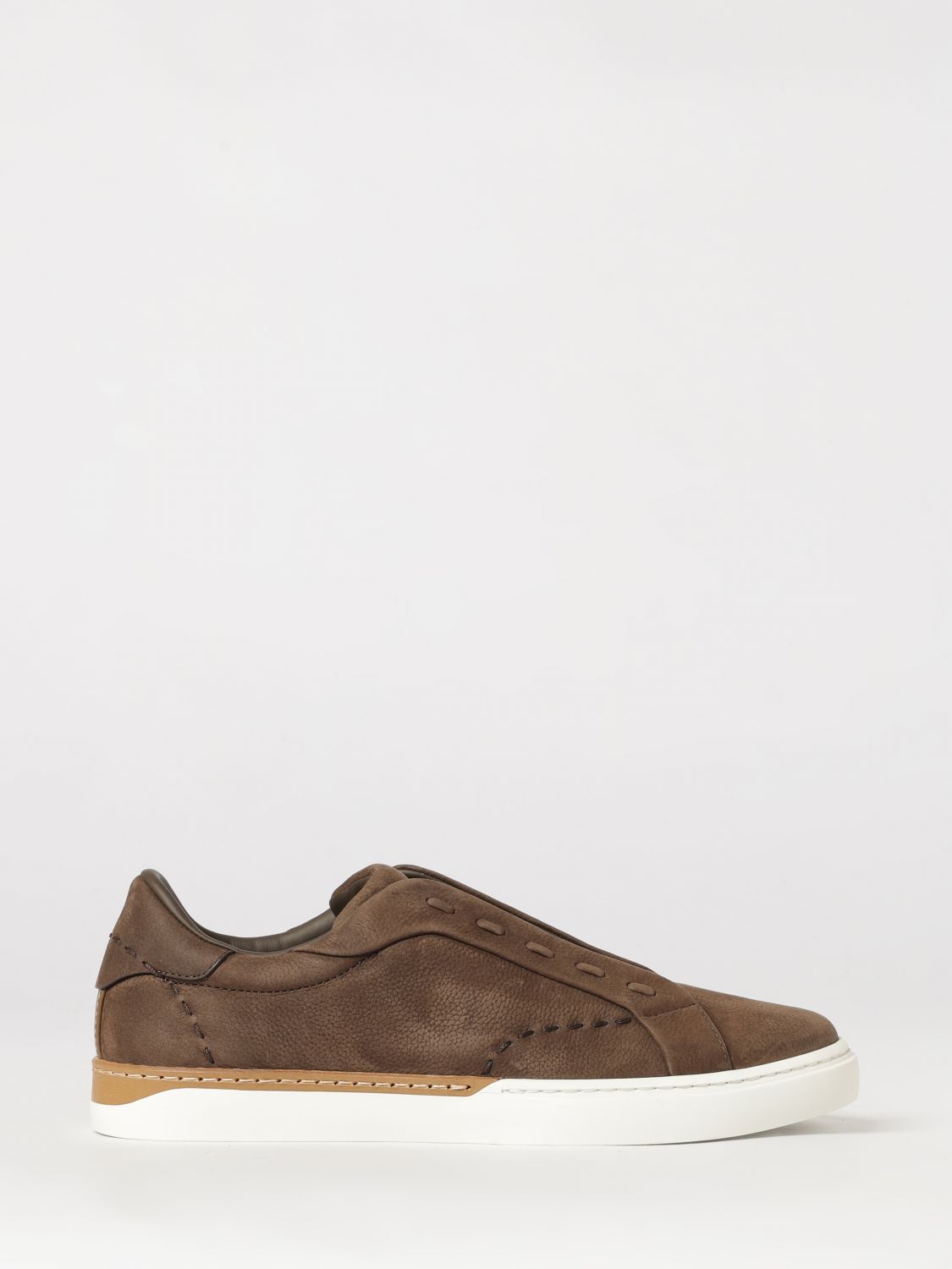 FENDI Sneakers City in nabuk martellato