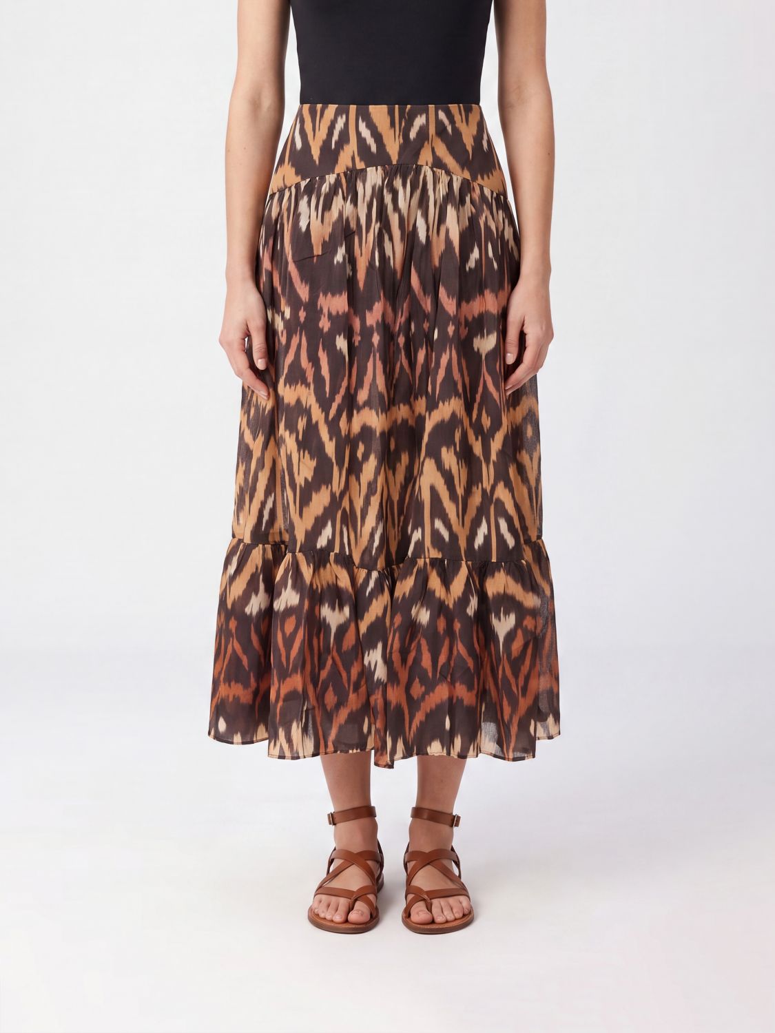 ZIMMERMANN Skirt Woman color Brown