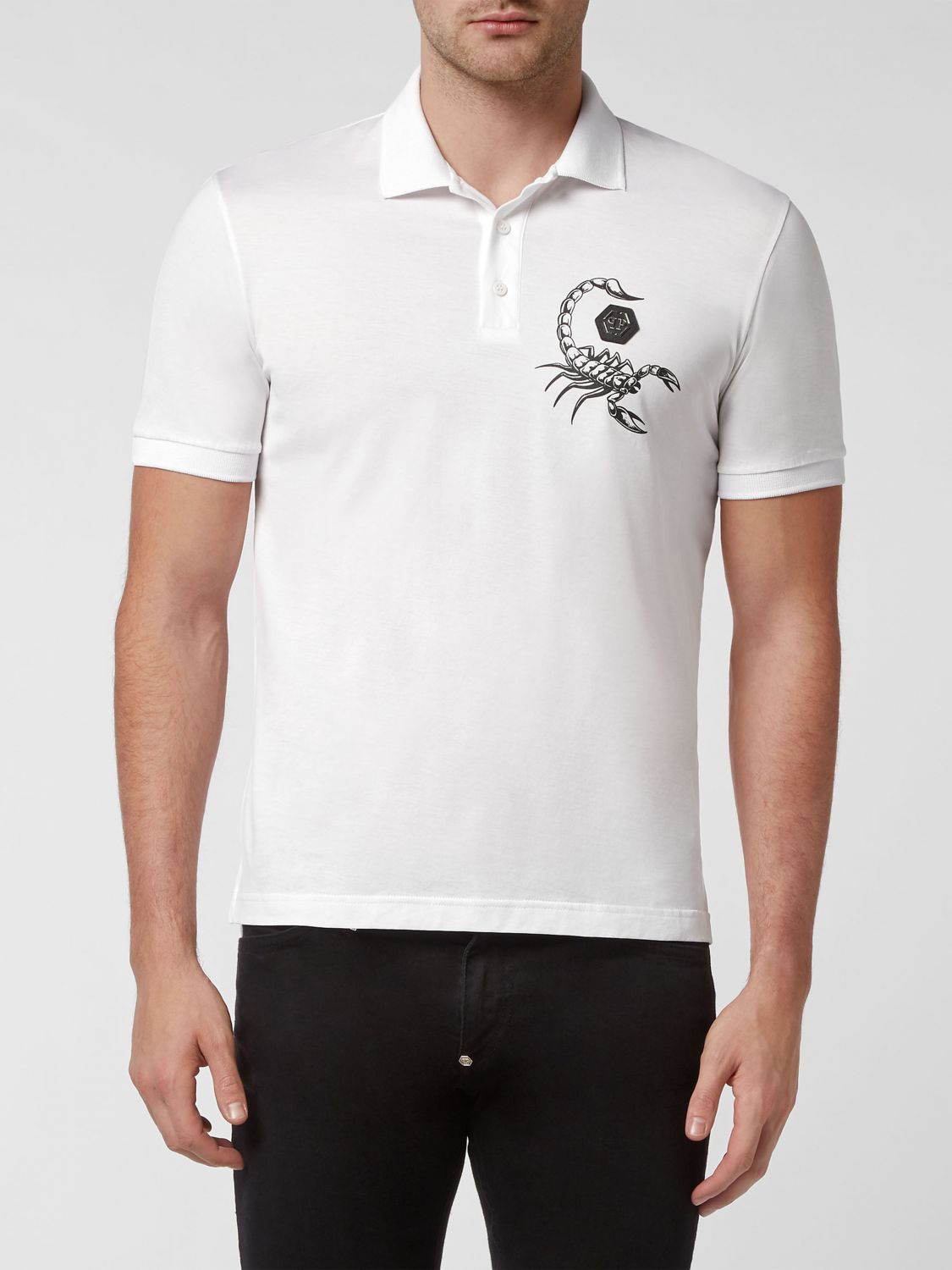 PHILIPP PLEIN Polo Uomo colore Bianco