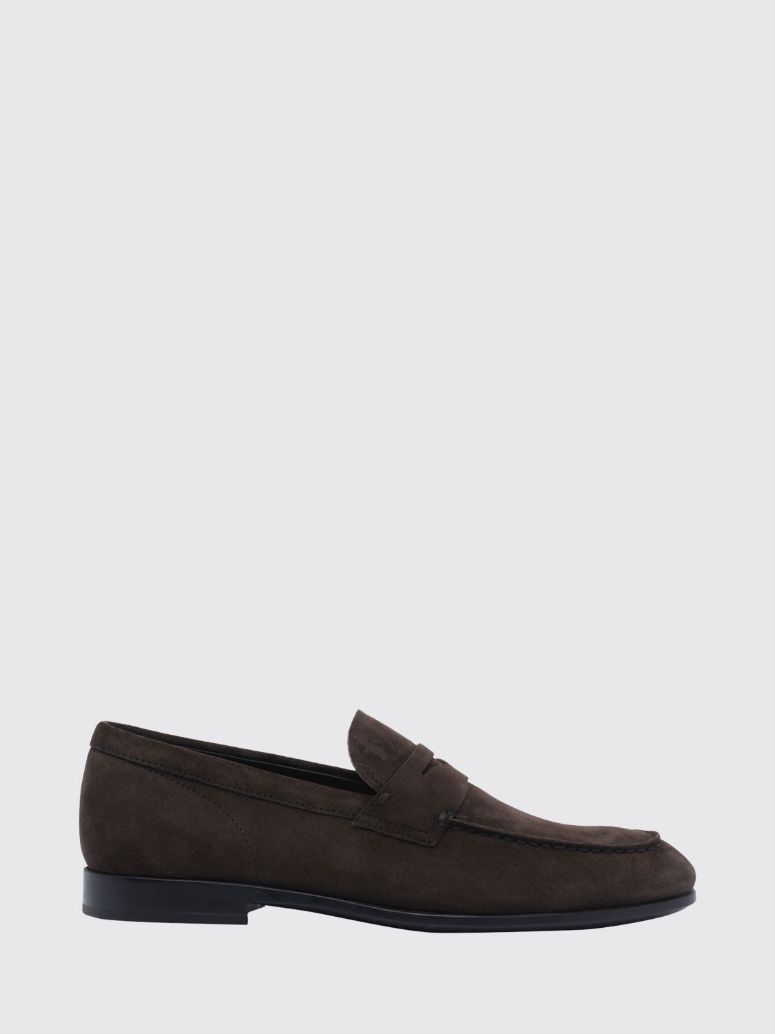 TOD'S Penny-Loafer aus Kalbsveloursleder mit T Timeless-Logo