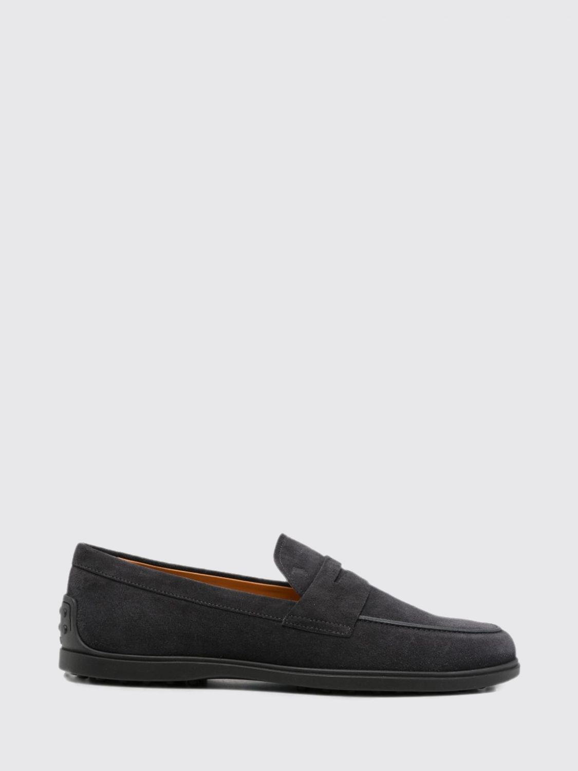 TOD'S Penny-Loafer aus Veloursleder mit T Timeless-Logo