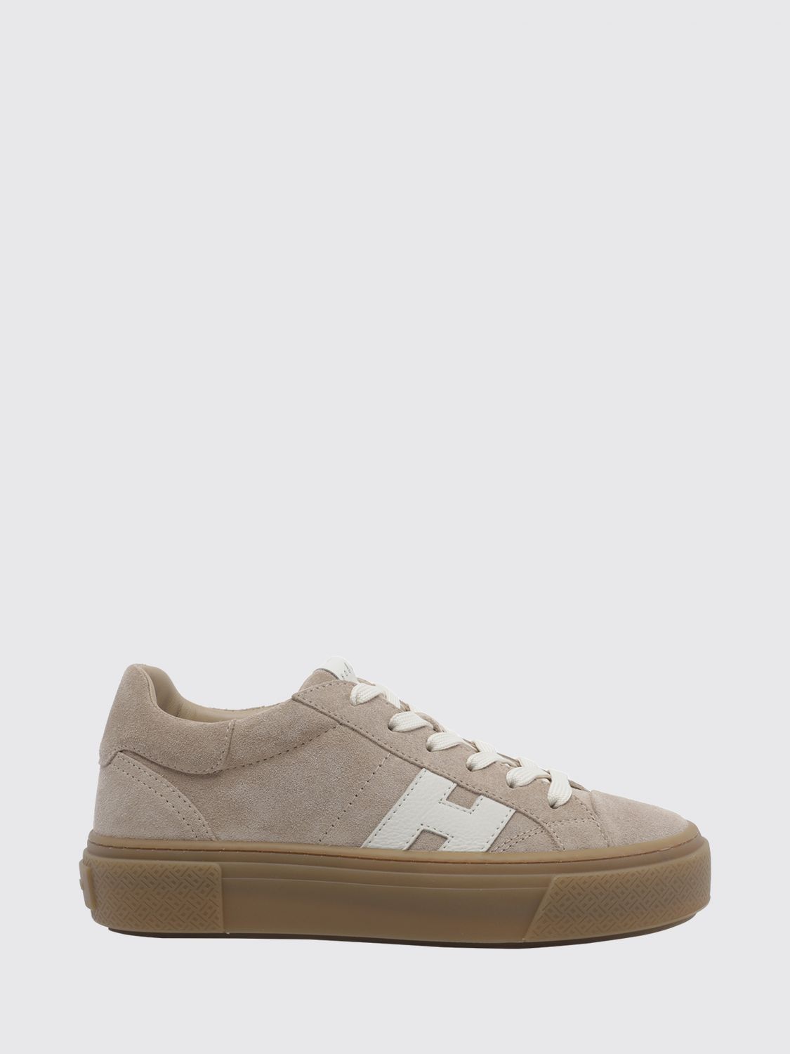 HOGAN Crosswind Plateau-Sneakers aus Veloursleder