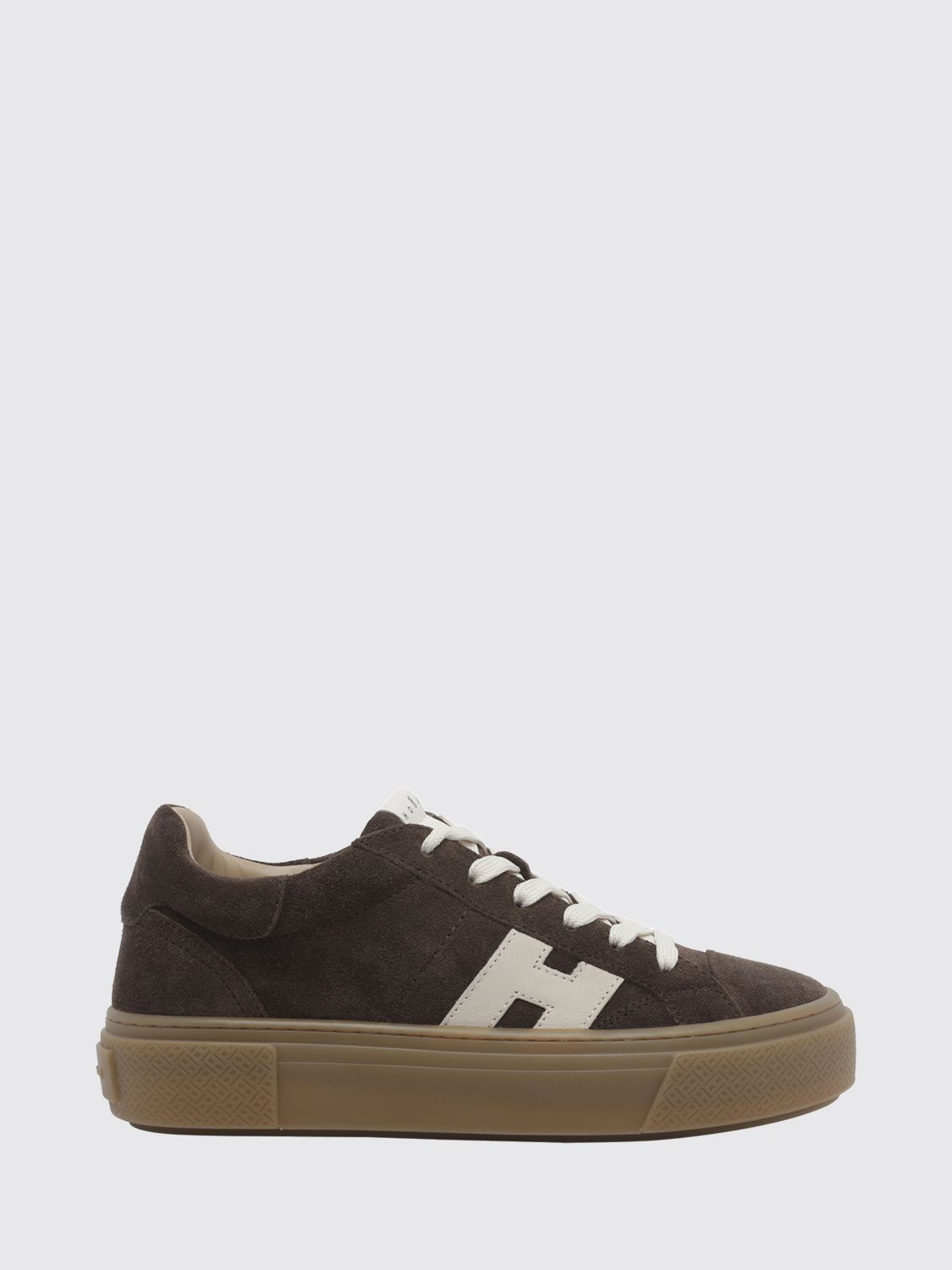 HOGAN Crosswind Plateau-Sneakers aus Veloursleder