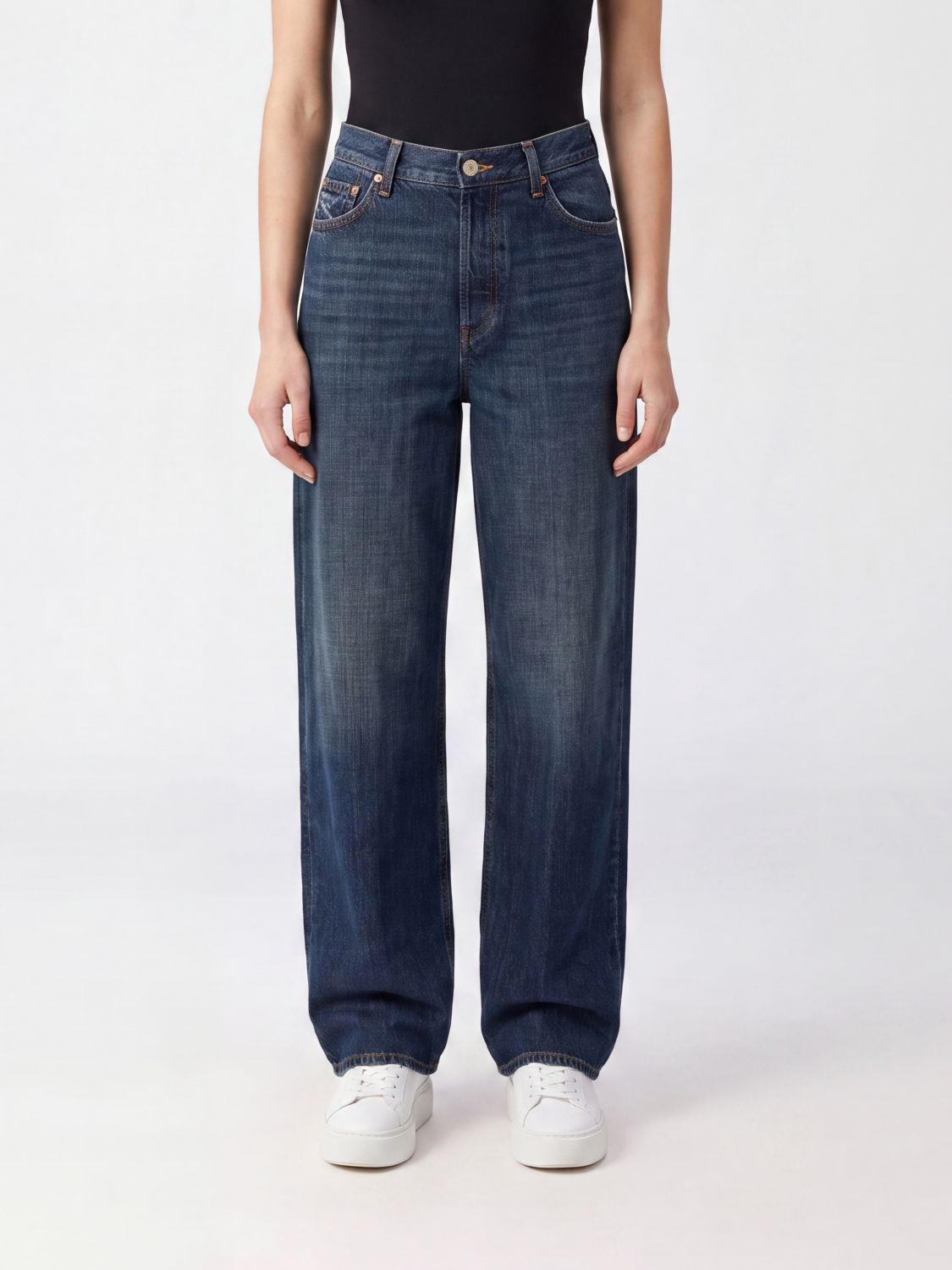 DONDUP Pants Woman color Blue