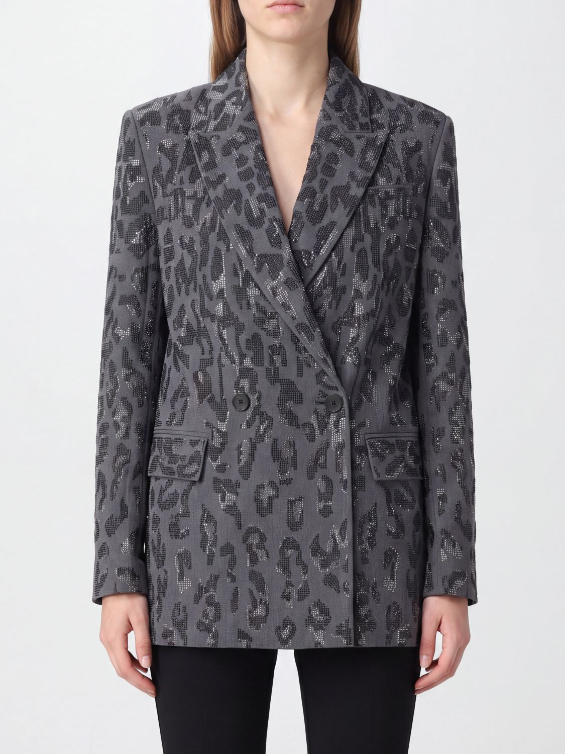 PINKO Jacket Woman color Grey