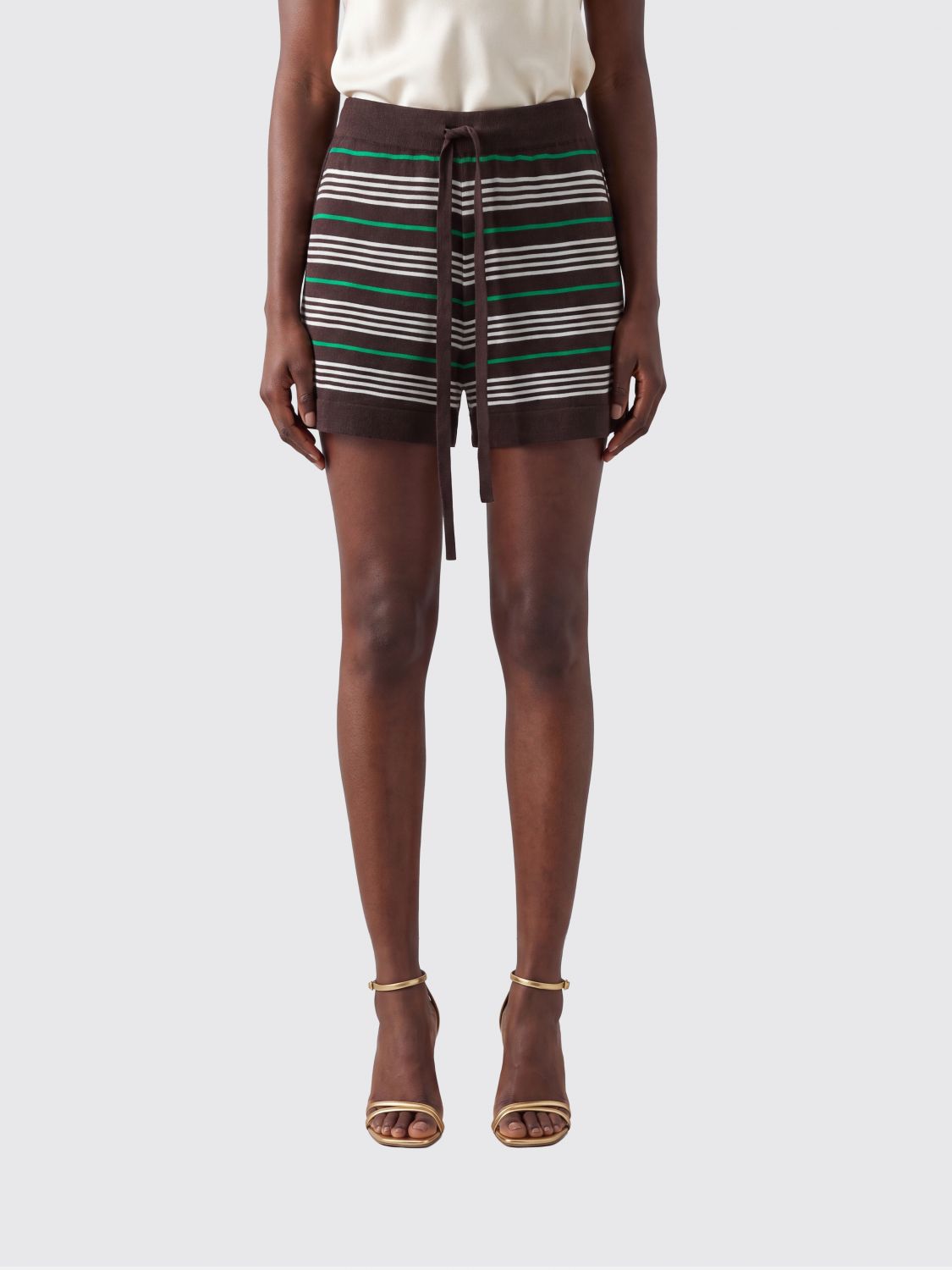 PAROSH Shorts Woman color Dark