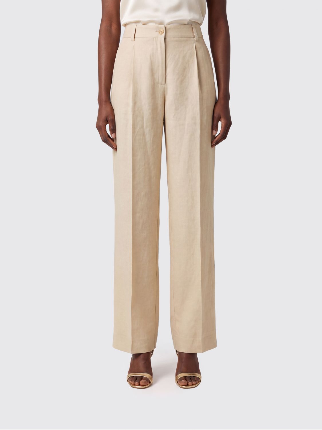 PAROSH Pants Woman color Sand