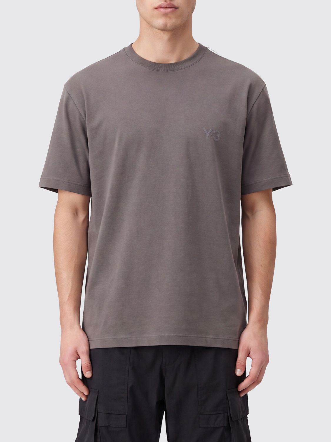 Y-3 T-Shirt Men color Grey